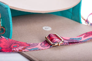 Pink heart bag