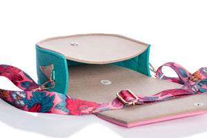 Pink heart bag